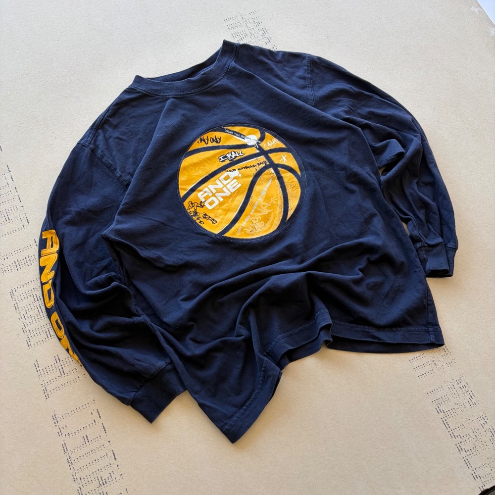 Y2K AND1 basketball Long Sleeve T-shirt